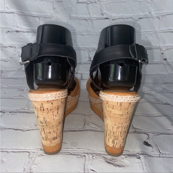 DV by Dolce Vita Jaslyn Two Tone Black Brown Cork
Wedge Sandal Size 7.5 - Picture 3 of 9